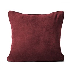 Наволочка декоративная «Тина», размер 45х45 см, цвет бордовый