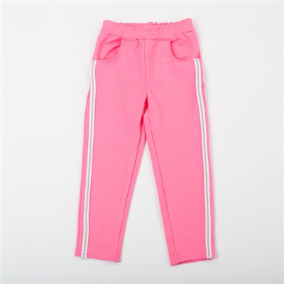 00014_BAT Треггинсы (брюки) для девочки, розовый