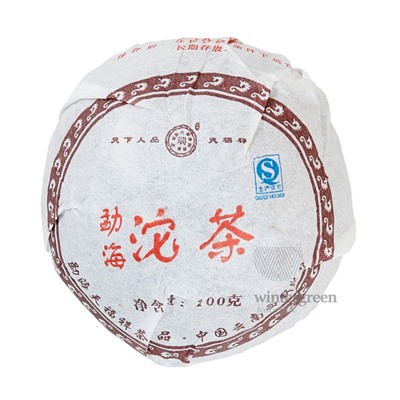 Чай китайский  элитный  шу пуэр  Фабрика Тяньфусян 92-100 г (то ча)
