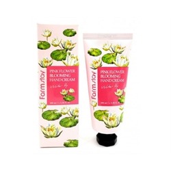 Крем для рук c водяной лилиейFarmstay Pink Flower Blooming Hand Cream Water Lily, 100ml