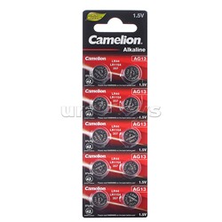 Батарейки алкалиновые Camelion AG13-BP10 AG13 357BL10  (цена за 10шт)