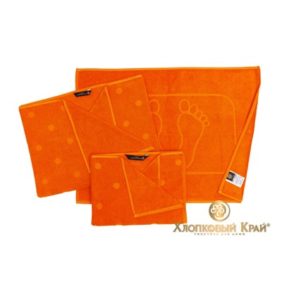 полотенце для лица 50х100 см Бон Пари оранж