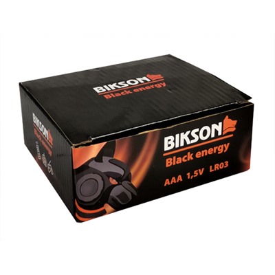 Батарейка BIKSON Black Energy LR03-10CR, 1,5V, АAА,10шт, арт.BN0552-SLR03-10CR (цена за 1 шт.)