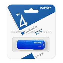 Флеш-накопитель USB 4GB Smart Buy Clue SB4GBCLU Blue (UM)