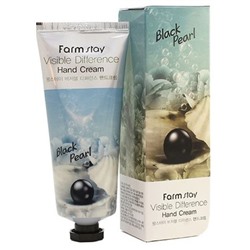 Крем для рук FarmStay Visible Difference Hand Cream, 100ml (черный жемчуг)