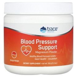 Trace Minerals ®, Blood Pressure Support Magnesium Powder, Orange Mango, 5.3 oz (150 g)