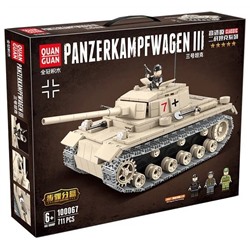 Конструктор Quan Guan Classic 100067 Танк Panzerkampfwagen III