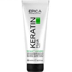 EPICA "KERATIN PRO", Маска для реконструкции и глубокого восстановления волос, 250 мл