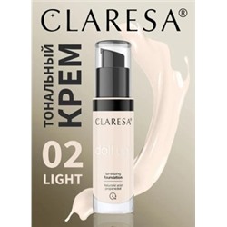 Claresa Doll Up Тональный крем тон 02 light