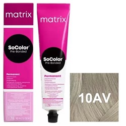 Перманентный краситель SoColor Pre-Bonded Натуральные оттенки, 10AV Очень-очень светлый блондин пепельно-перламутровый, 90 мл