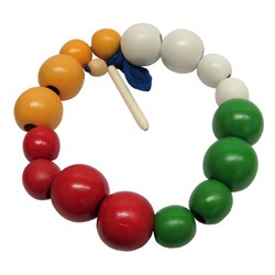 Бусы шары цветные (большие и маленькие) (16шт.) (RNToys) Д-566