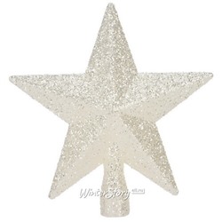 Верхушка Звезда Альбертина 19 см белая (Koopman)
