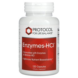 Protocol for Life Balance, Enzymes-HCI, 120 капсул