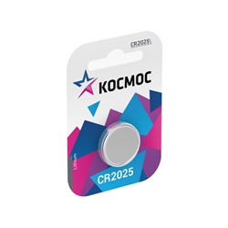 Батарейка Kocмос CR 2025 1 на блистере (цена за 1 шт.)