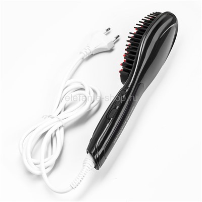 Расческа-выпрямитель "FAST HAIR STRAIGHTENER" HQT-906 Black