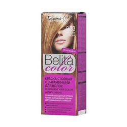 Belita color Краска стойкая с витаминами для волос № 9.33 Орехово-русый