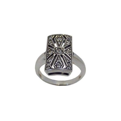 "Скарлет" кольцо в серебряном покрытии из коллекции "Леди" от Jenavi
