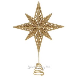 Звезда на елку Christmas Star 31 см золотая (Goodwill)