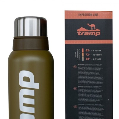 Термос Tramp TRC-031, 0,75 л, чёрный