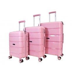 Набор из 3 чемоданов арт.11192 Розовый