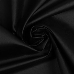 Ткань подкладочная Таффета НАРЕЗКА IdealTex 190T 1000mm PU черный 67 г кв.м уп.10м