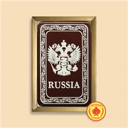 Герб 'Russia' в рамке 160 грамм