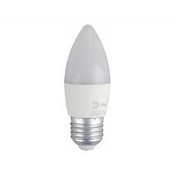 Лампа светодиодная "ЭРА" LED B35-8W-827-E27 ECO свеча, 8Вт (теплый свет)
