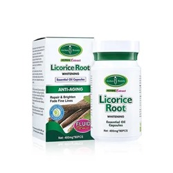 AICHUN BEAUTY  Капсулы для лица LICORICE ROOT Эфирное Масло СОЛОДКИ Омолаживающее 90штук  400мг  (AC-3203)