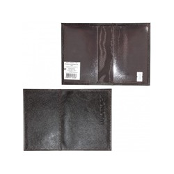 Обложка для паспорта Croco-П-406 натуральная кожа коричневый матовый (5)  206900