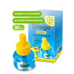 Drago Средство инсектицидное Жидкость от комаров 30мл