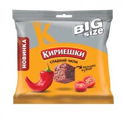 «Кириешки Big Size», сухарики «Сладкий чили», 80 гр. KDV