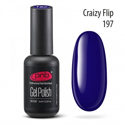 Гель-лак PNB Crazy Flip 197, 8 мл