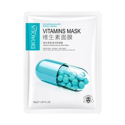 Тканевые маски для лица с витаминами BIOAQUA Vitamins Skin Mask