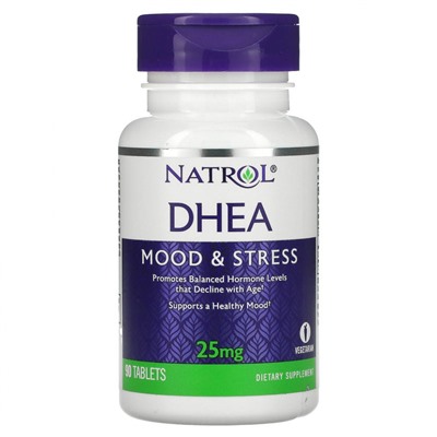 Natrol, DHEA, 25 мг, 90 таблеток