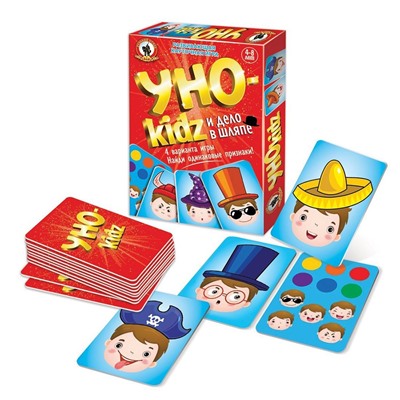 Игра УНОkidz «Дело в шляпе» карточная игра, 54 карточки 04690 в Самаре