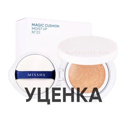 УЦЕНКА, MISSHA, Тональный крем-кушон Magic Cushion Moist Up spf50+/PA+++ №23, 15гр (МЯТАЯ КОРОБКА)