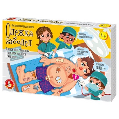 Игра "Электровикторина. Олежка заболел" 4+ (04833) "Десятое королевство"