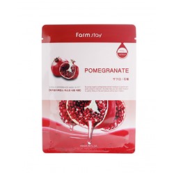 Тканевая маска для лица с экстрактом граната FarmStay Pomegranate Visible Difference Mask Sheet 23 ml 1шт