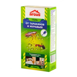 Гель ARGUS Универ. от тараканов и муравьев ТУБА 75 мл (24шт)