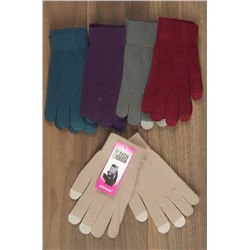 Перчатки женские 010, сенсор (цвета в ассортименте)
