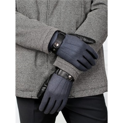 Перчатки мужские 100% ш IS909 black/d.grey