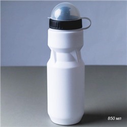 Бутылка для воды с пылевой крышкой "Element". Белая. 850 мл. /711600 /FWEPE-26Dw / уп 1