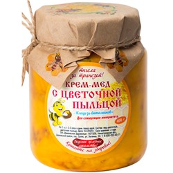 Крем-мед натуральный с цветочной пыльцой