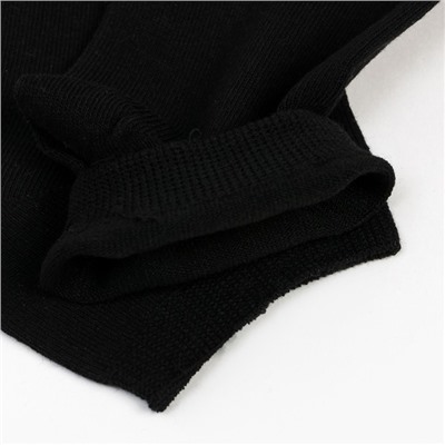 Носки мужские укороченные, цвет чёрный, размер 25