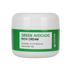 Крем для лица Eyenlip Green Avocado Rich Cream, питательный, с маслом авокадо, 50 мл