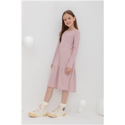 Платье  для девочки  КР 5820/розовый лед к407