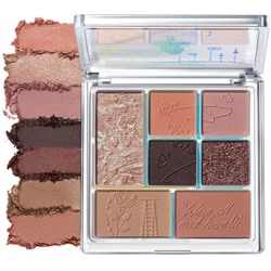 Палетка теней ZeeSea Dreamland Eyeshadow, тон 01 сероватый пурпур, 10 г