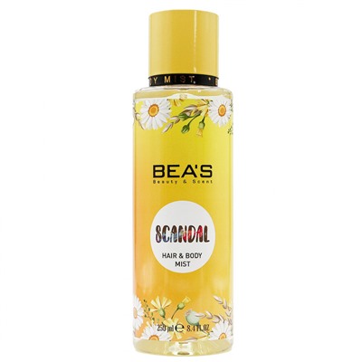 Мист для тела и волос Beas Body & Hair Scandal (Jean Paul Gaultier Scandal) 250 ml 1 шт.