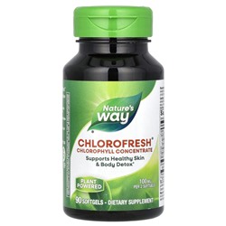 Nature's Way, Chlorofresh, концентрированный хлорофилл, 90 мягких таблеток