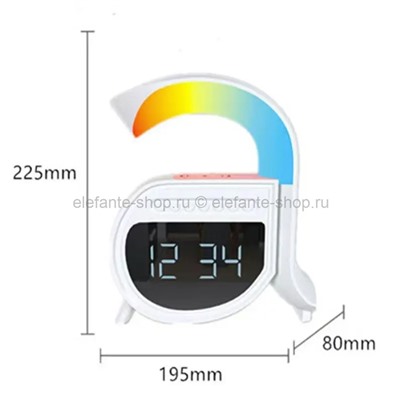 Светильник-колонка LED Wireless Charging Speaker A-16 White (96)